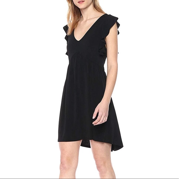 BCBGeneration Dresses & Skirts - BCBGeneration M Black Ruffle Dress NWT